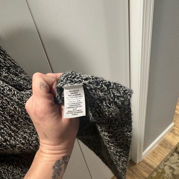 a.n.a Gray Open-Front Cardigan Sweater wPOCKETS - Picture 9 of 11